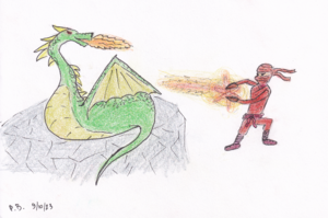 Le dragon et le NinjaGo feu (Oct 9, 2023)
